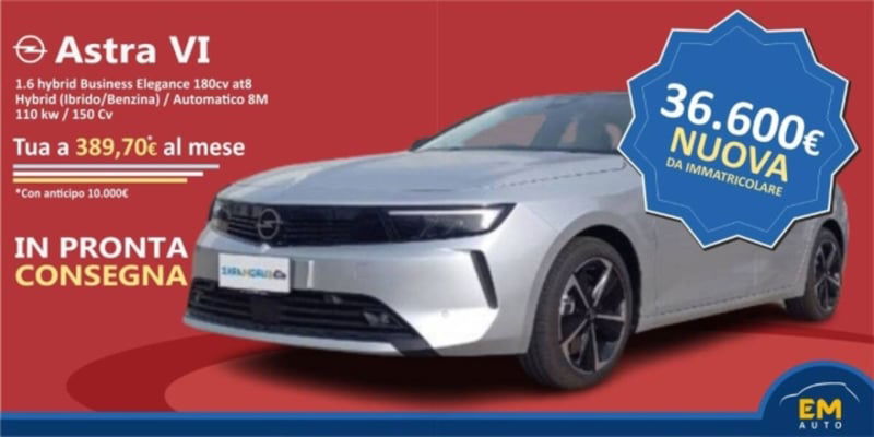 Opel Astra 1.6 Hybrid 180 CV AT8 Business Elegance