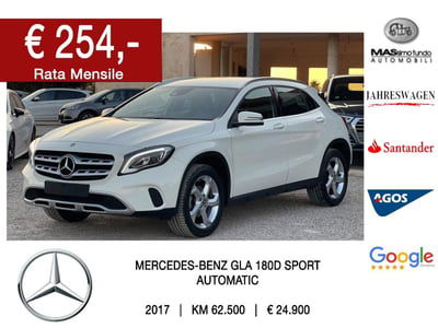Mercedes-Benz GLA SUV 180 d Automatic Sport usata