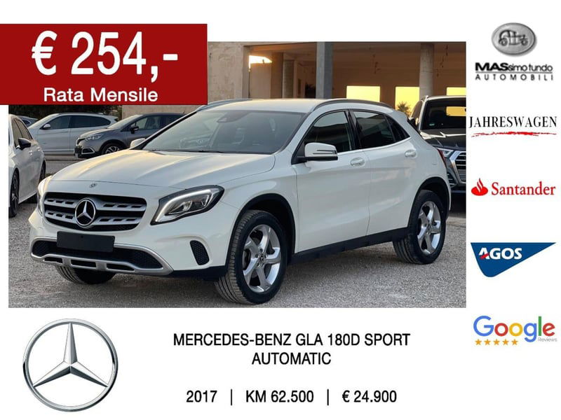 Mercedes-Benz GLA SUV 180 d Automatic Sport