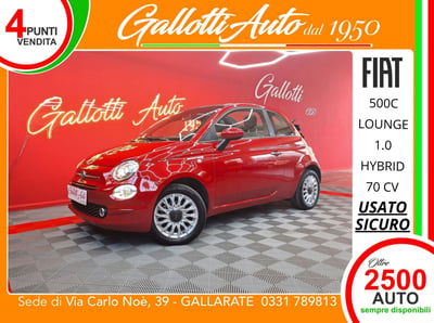 Fiat 500C Cabrio 1.0 Hybrid Red usata