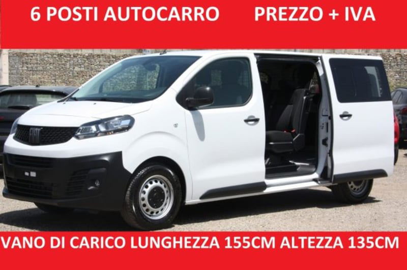Fiat Scudo Furgone ce 2.0 bluehdi 145cv L3H1 d.cab. mobile (Business)
