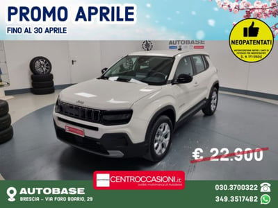 Jeep Avenger 1.2 turbo Altitude fwd 100cv usata