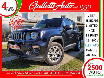 Jeep Renegade 1.3 T4 190CV PHEV 4xe AT6 Upland usata