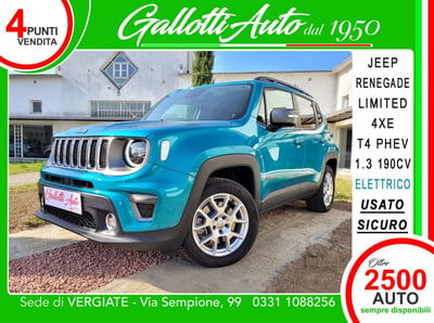 Jeep Renegade 1.3 T4 190CV PHEV 4xe AT6 Upland usata