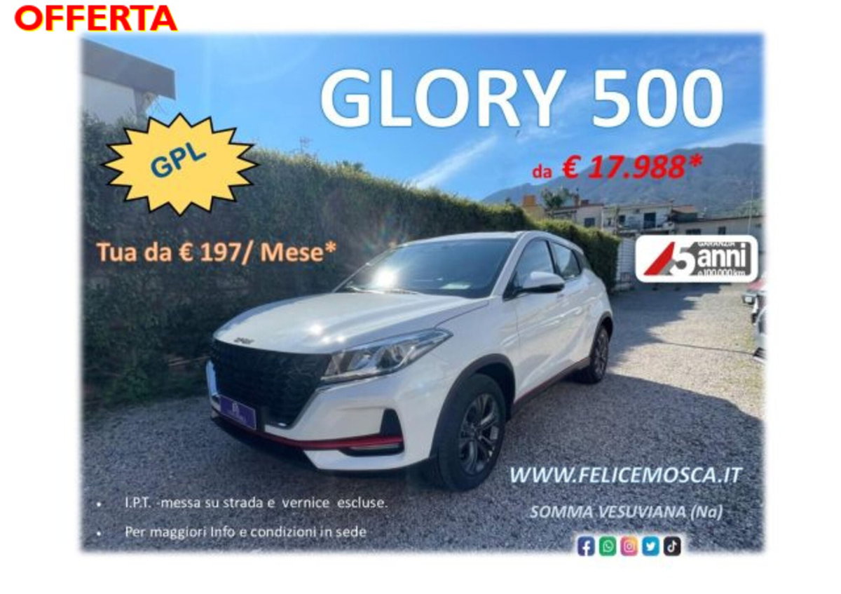 Dfsk Glory 500  1.5 bifuel Gpl Standard cvt