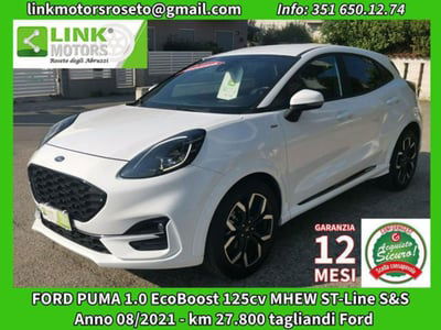 Ford Puma 1.0 EcoBoost Hybrid 125 CV S&S ST-Line Design 2 usata