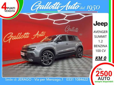 Jeep Avenger 1.2 turbo Summit fwd 100cv nuova