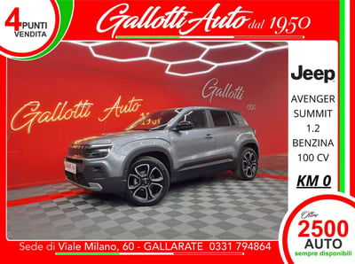Jeep Avenger 1.2 turbo Summit fwd 100cv nuova