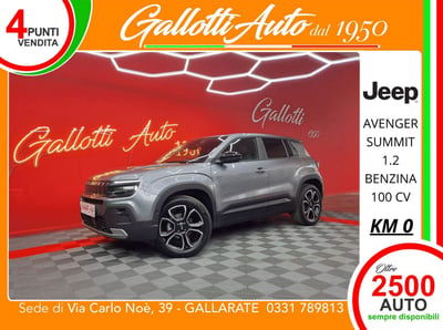 Jeep Avenger 1.2 turbo Summit fwd 100cv nuova