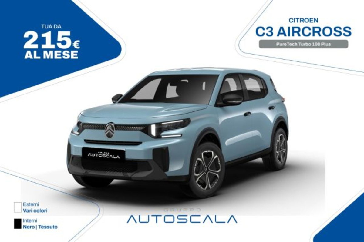 Citroen C3 Aircross 1.2 puretech turbo Plus 100cv