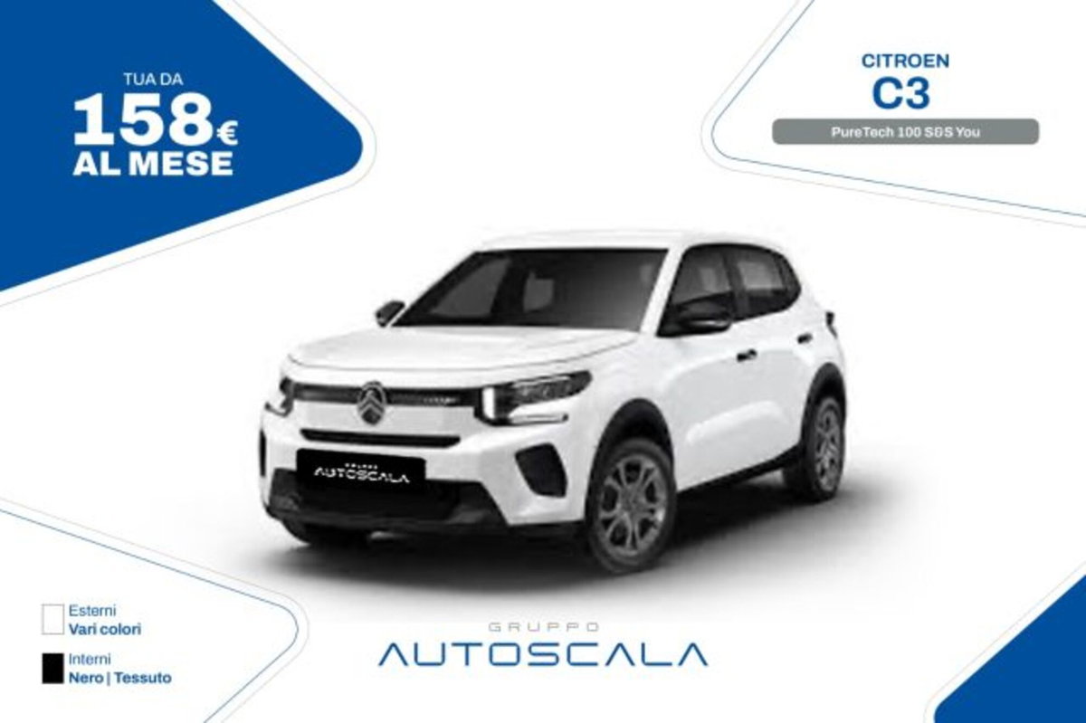 Citroen C3 1.2 puretech turbo You 100cv s&s
