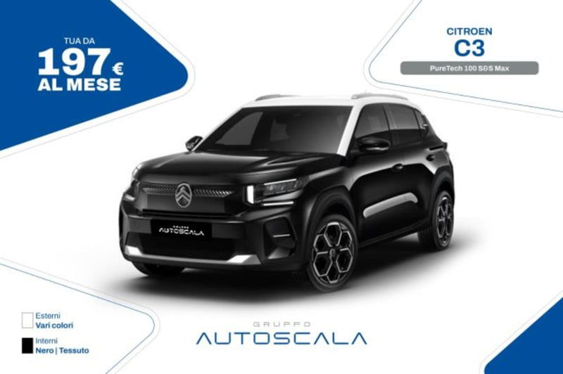 Citroen C3 1.2 puretech turbo Max 100cv s&s