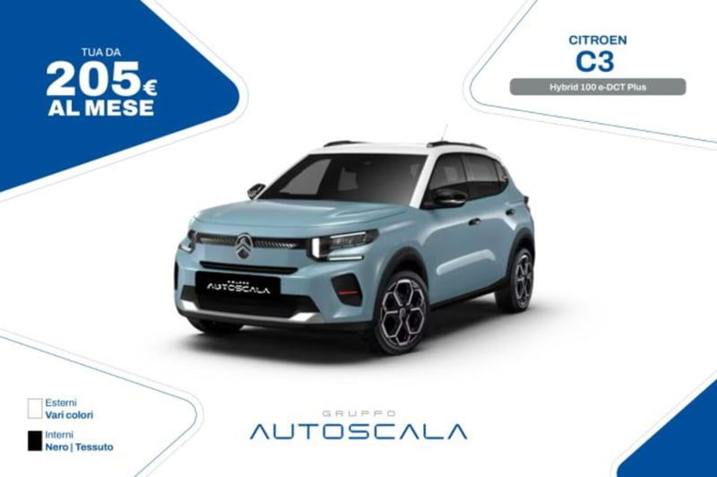 Citroen C3 1.2 hybrid You Pack Plus 100cv e-dct