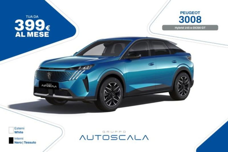 Peugeot 3008 1.2 hybrid GT 145cv e-dcs6