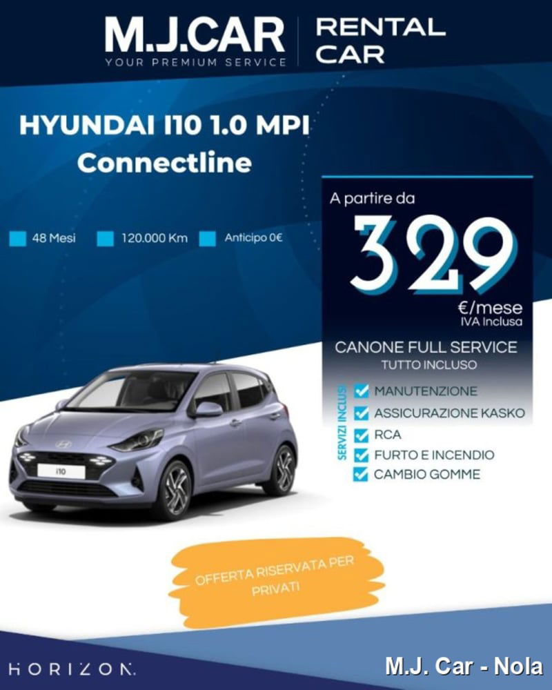 Hyundai i10 1.0 mpi Connectline 63cv