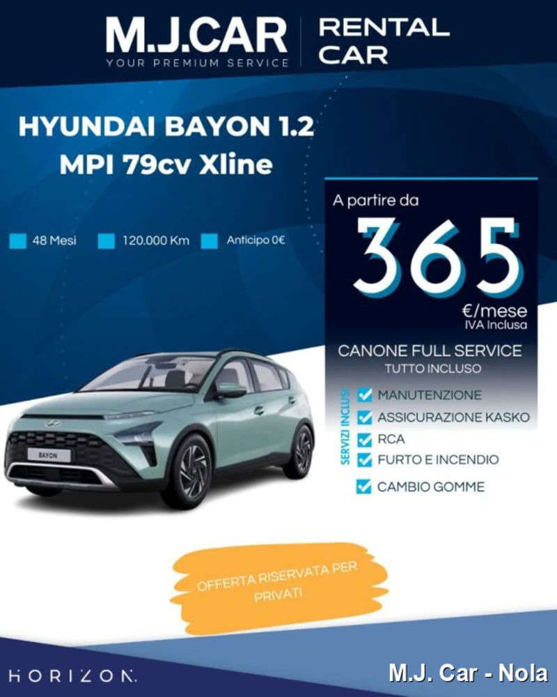 Hyundai Bayon 1.2 mpi Xline mt