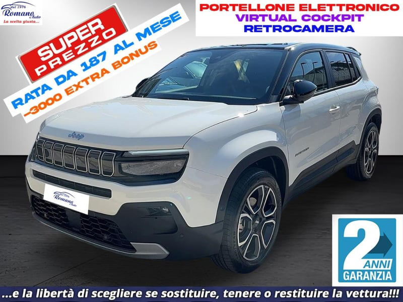 Jeep Avenger 1.2 turbo Summit fwd 100cv