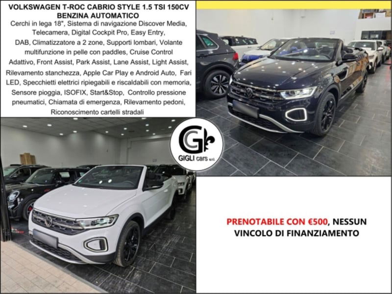 Volkswagen T-Roc Cabrio 1.5 tsi Style