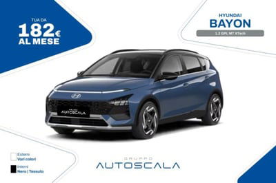 Hyundai Bayon 1.2 Gpl Xtech 78cv mt nuova
