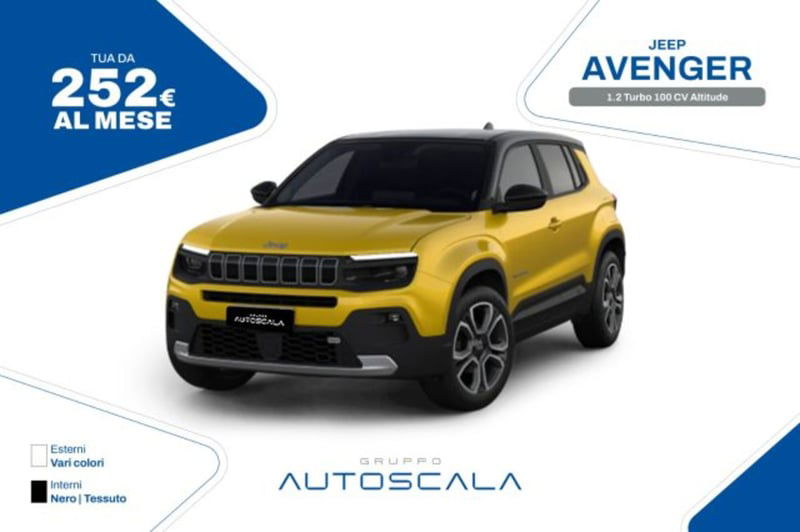 Jeep Avenger 1.2 turbo Altitude fwd 100cv