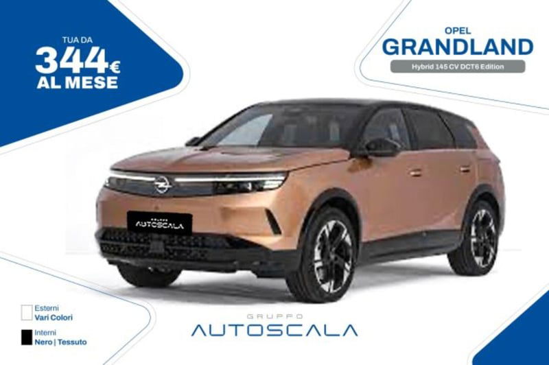 Opel Grandland 1.2 hybrid Edition s&s 136cv dct6