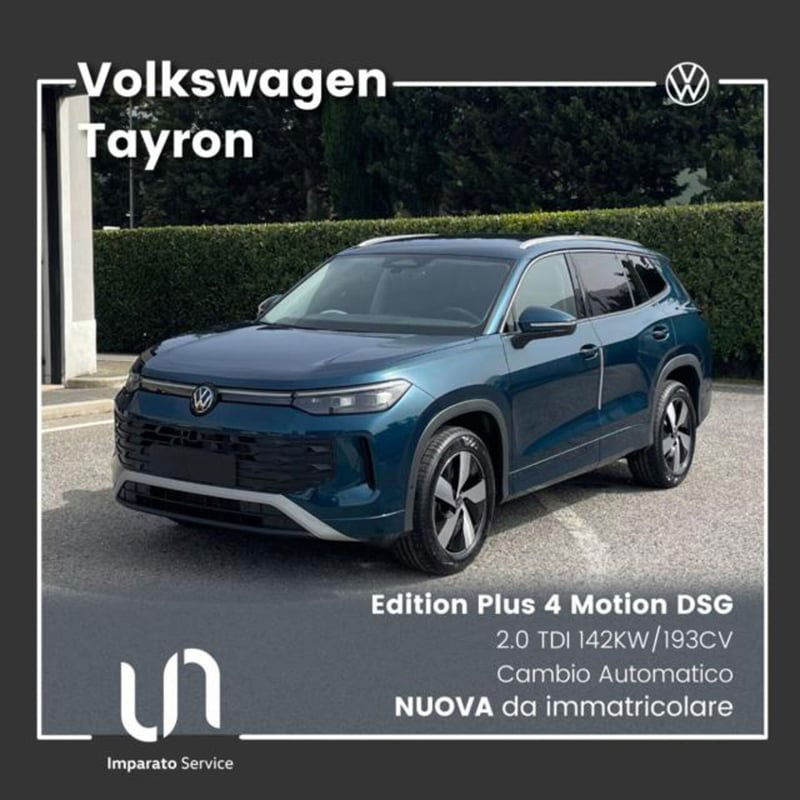 Volkswagen Tayron 2.0 tdi Edition 4motion 193cv dsg