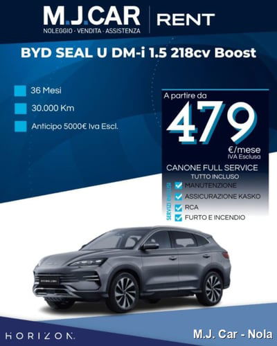 Byd Seal U DM-i  1.5 phev Boost 2wd nuova