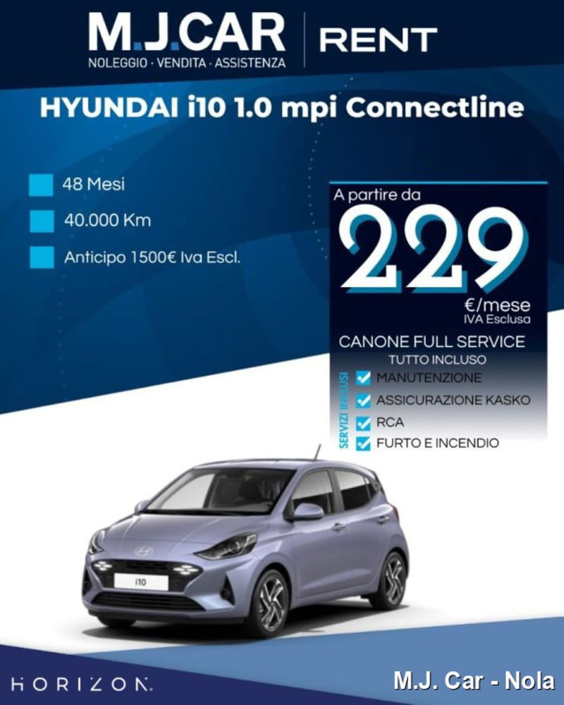 Hyundai i10 1.0 mpi Connectline 63cv