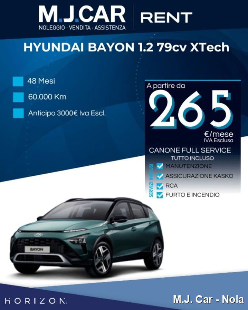 Hyundai Bayon 1.2 mpi Xtech mt