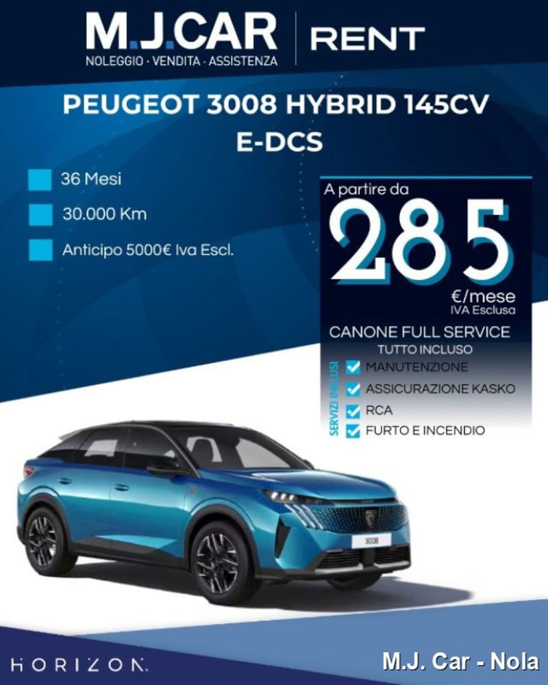 Peugeot 3008 1.2 hybrid Allure 145cv e-dcs6
