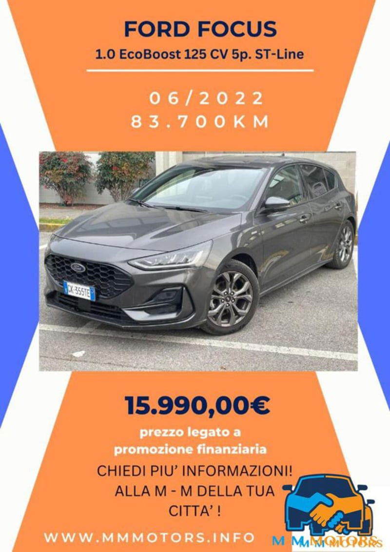 Ford Focus 1.0 EcoBoost 125 CV 5p. ST-Line