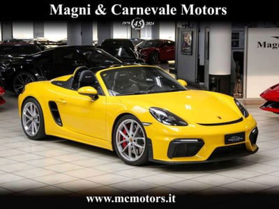 Porsche 718 Boxster  Spyder 4.0 usata