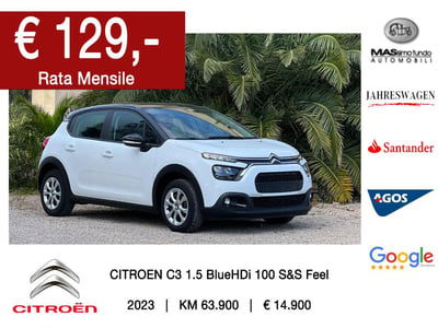 Citroen C3 BlueHDi 100 S&S Feel Pack usata