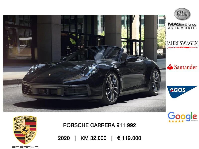 Porsche 911 Cabrio Cabrio 3.0 Carrera auto