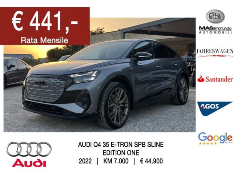 Audi Q4 Sportback Q4 35 e-tron S line edition