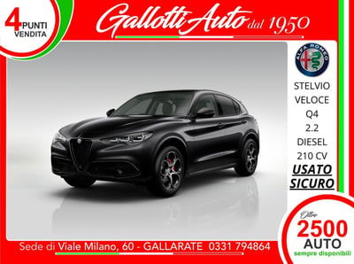Alfa Romeo Stelvio Stelvio 2.2 Turbodiesel 210 CV AT8 Q4 GT Junior usata