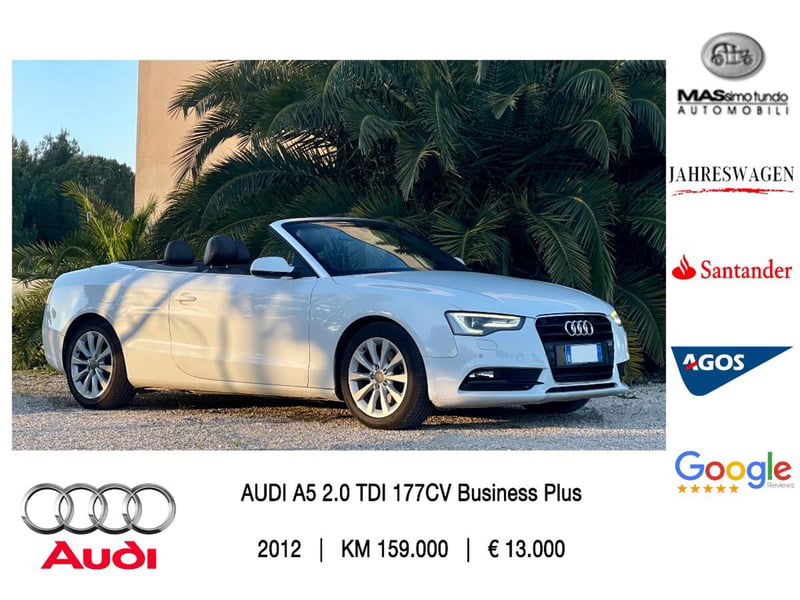 Audi A5 Cabrio 2.0 TDI 177 CV Advanced