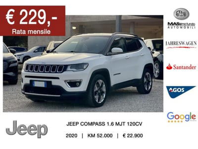 Jeep Compass 1.6 Multijet II 2WD Limited usata