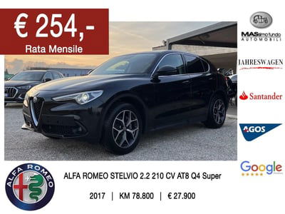 Alfa Romeo Stelvio Stelvio 2.2 Turbodiesel 210 CV AT8 Q4 Super usata
