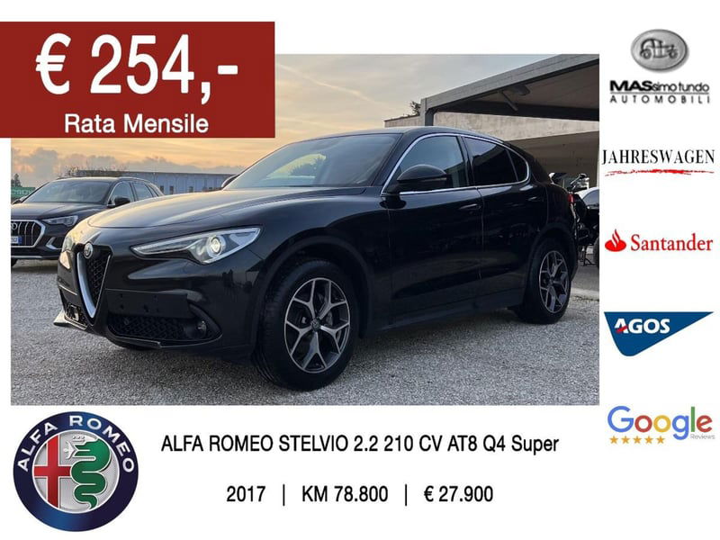 Alfa Romeo Stelvio Stelvio 2.2 Turbodiesel 210 CV AT8 Q4 Super