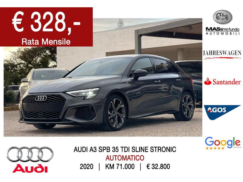 Audi A3 Sportback 35 TDI S tronic S line edition