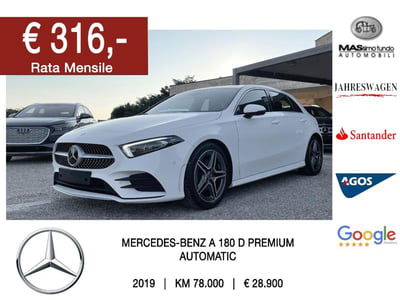 Mercedes-Benz Classe A 180 d Automatic Premium usata