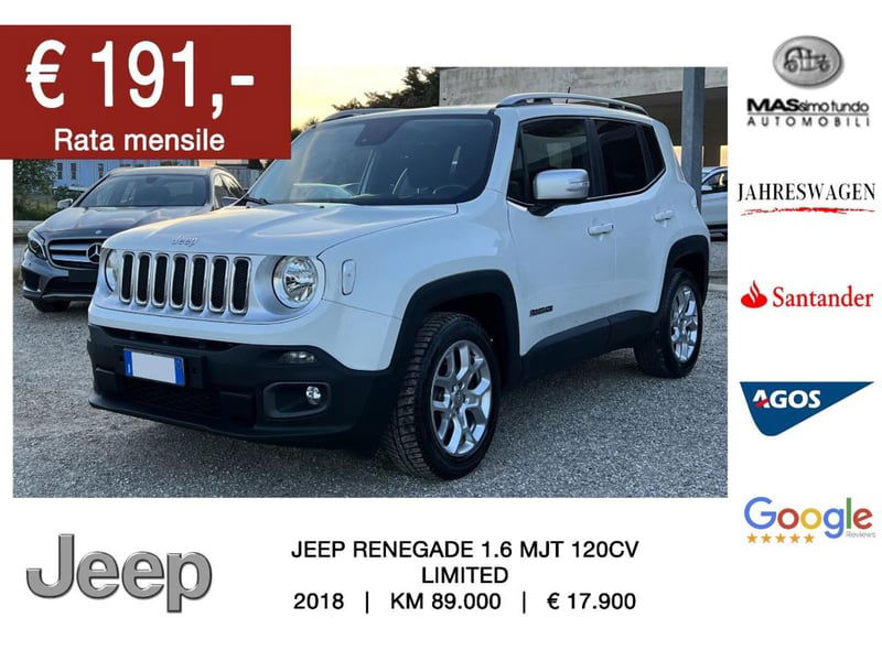 Jeep Renegade 1.6 Mjt 120 CV Limited