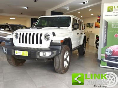 Jeep Wrangler Unlimited 2.2 Mjt II Sahara usata
