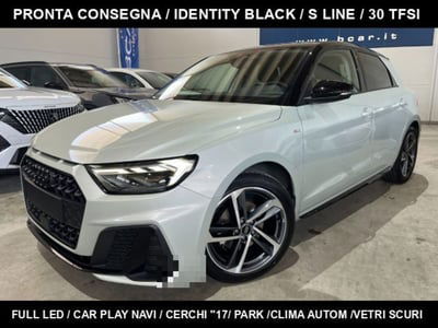 Audi A1 Sportback 30 TFSI S tronic Identity Black usata