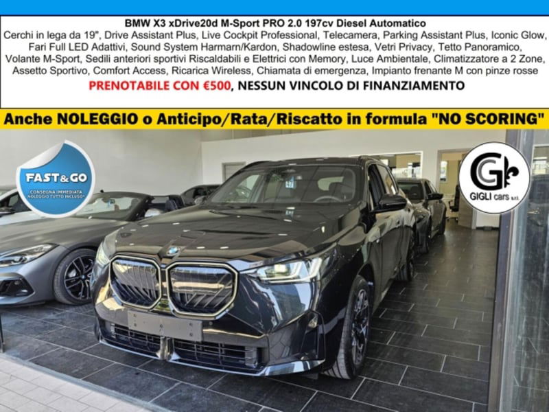 BMW X3 xdrive20d MSport Pro auto