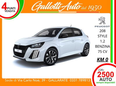 Peugeot 208 PureTech 75 Stop&Start 5 porte Allure nuova
