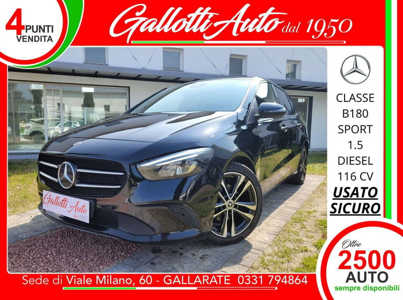 Mercedes-Benz Classe B 180 d Automatic Sport Plus