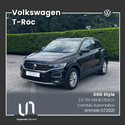Volkswagen T-Roc 2.0 tdi Style 4motion 150cv dsg usata