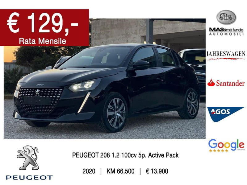 Peugeot 208 PureTech 100 Stop&Start EAT8 5 porte Active Pack